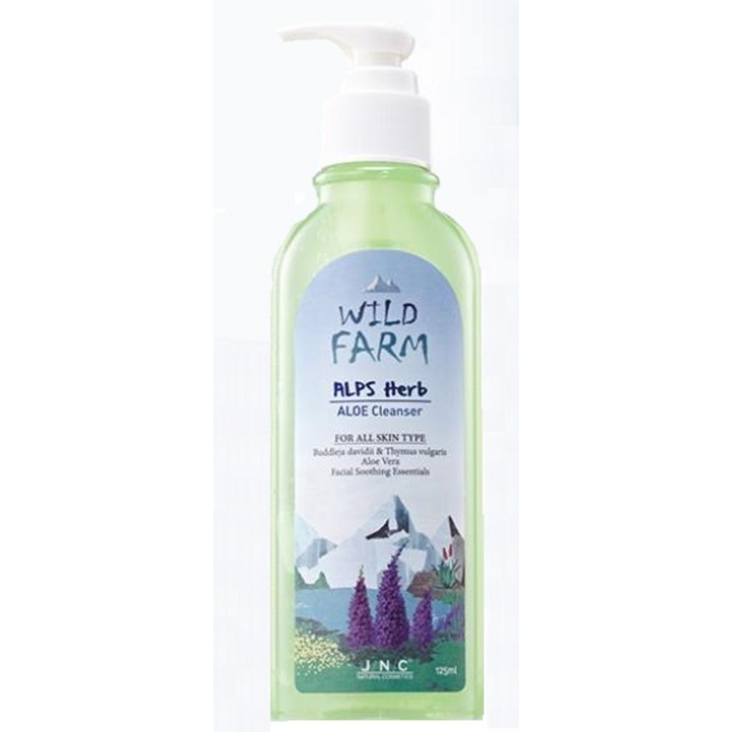 [OUTLET] Wild Farm Alps Herb Aloe Cleanser 125ml