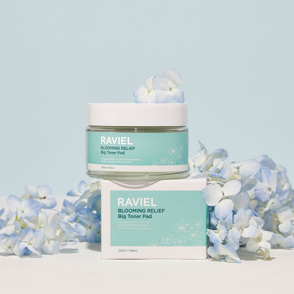 Raviel Blooming Relief Big Toner Pad 220ml