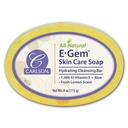 Carlson Labs All-Natural E-Gem Skin Care Soap Hydrating Cleansing Bar Fresh Lemon