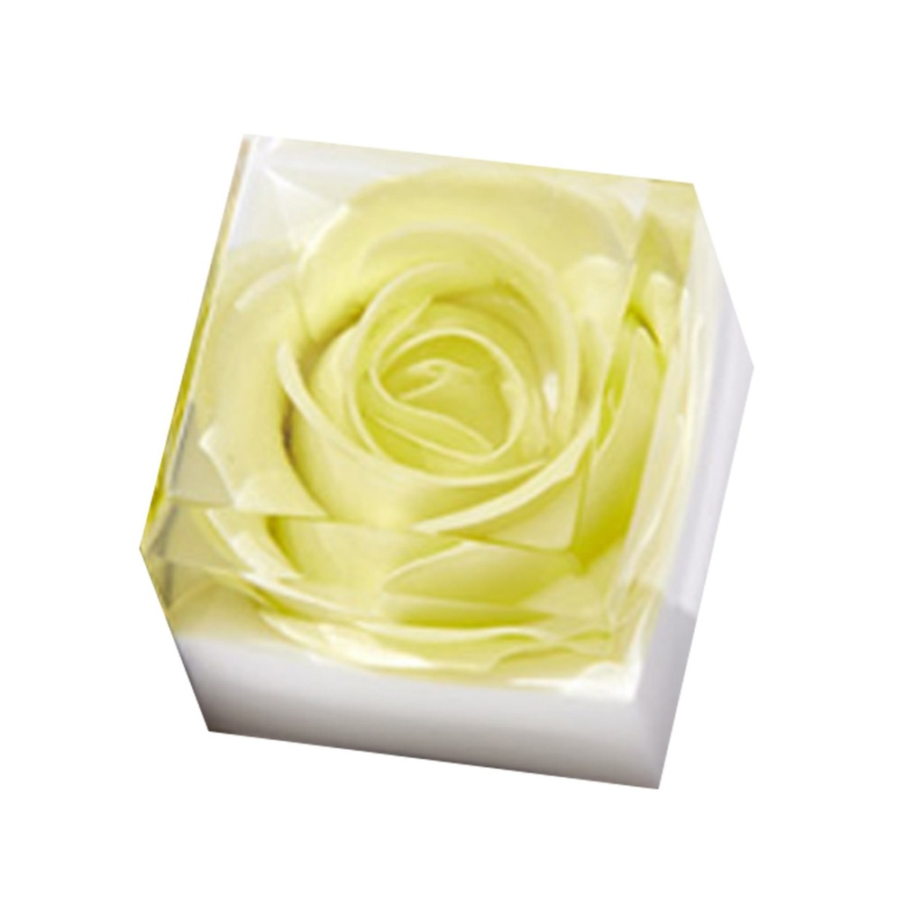 Pla Pla Cubic Flower Cleansing Handmade Soap Pastel Green