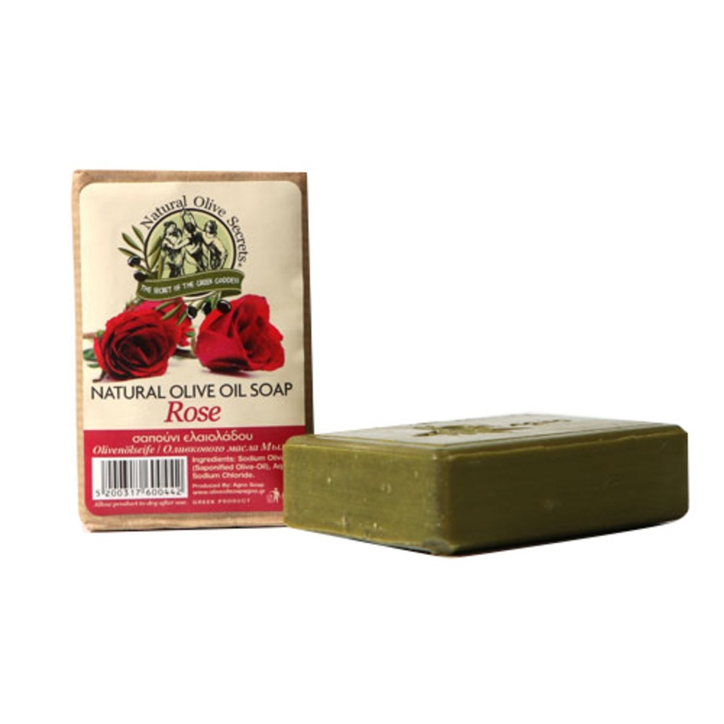Agno Greece Olive Cleansing Soap Rose