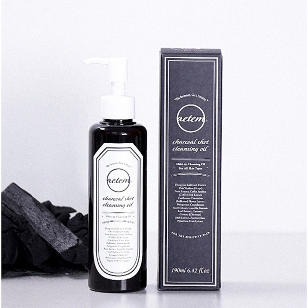 Etem Charcoal Shot Pore Care Charcoal Cleansing Oil