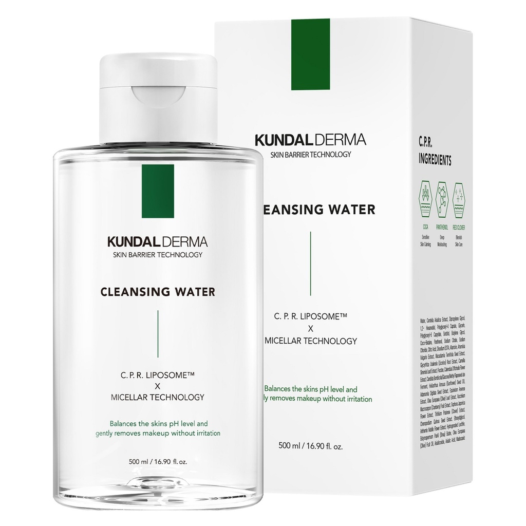 Kundal Derma C.P.R. Cica pH Balancing Cleansing Water