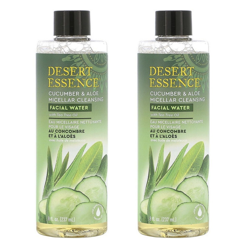 Desert Essence Micellar Cleansing Facial Water Cucumber & Aloe