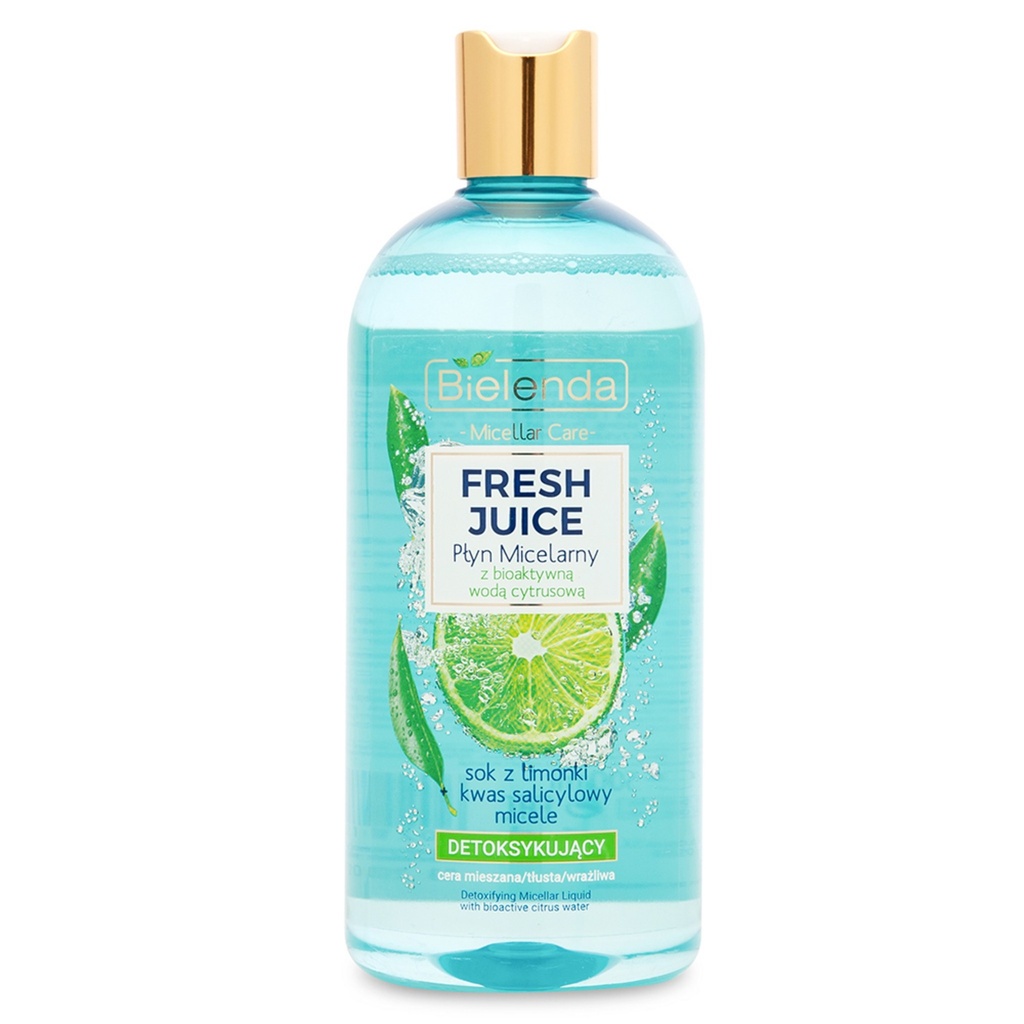 Bielenda Fresh Juice Lime Moisturizing Cleansing Water