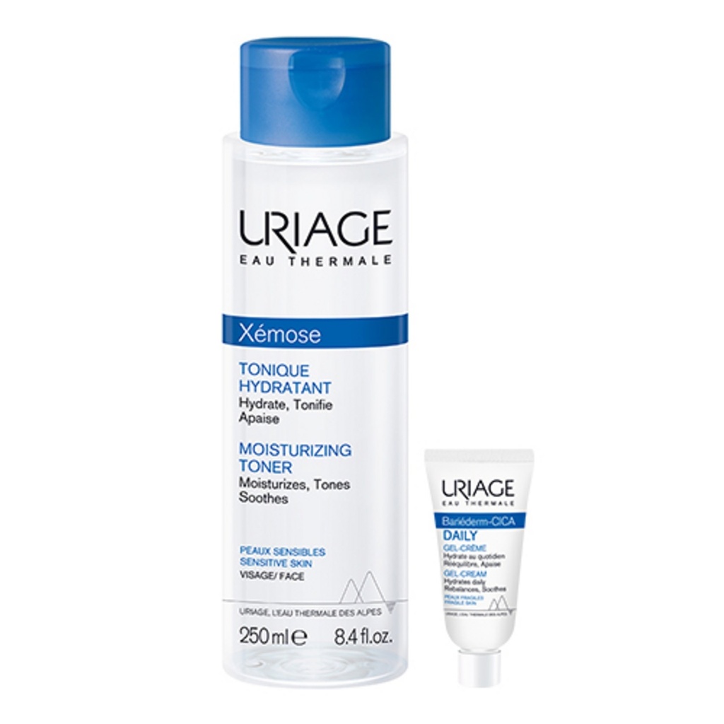 Uriage Zemos Toner 250ml + Cica Gel Cream 3ml