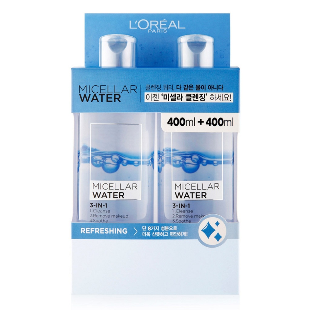 L'Oreal Paris Micellar Water 3in1 Refreshing Cleansing Water