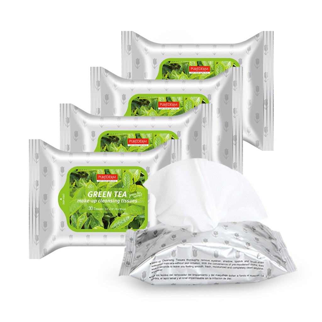 Purederm Cleansing Tissue Green Tea