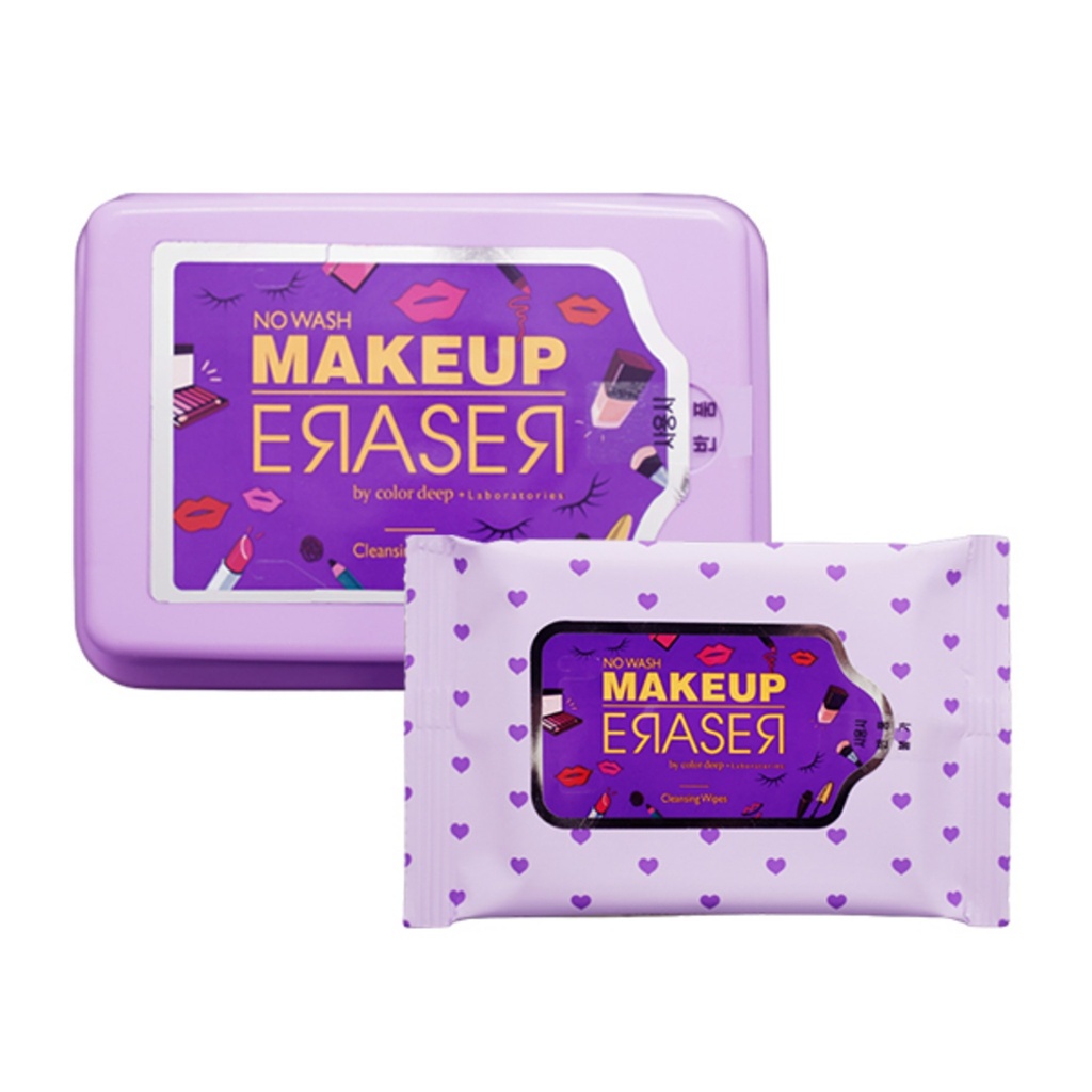 Color Deep Makeup Eraser Eraser Purple Edition