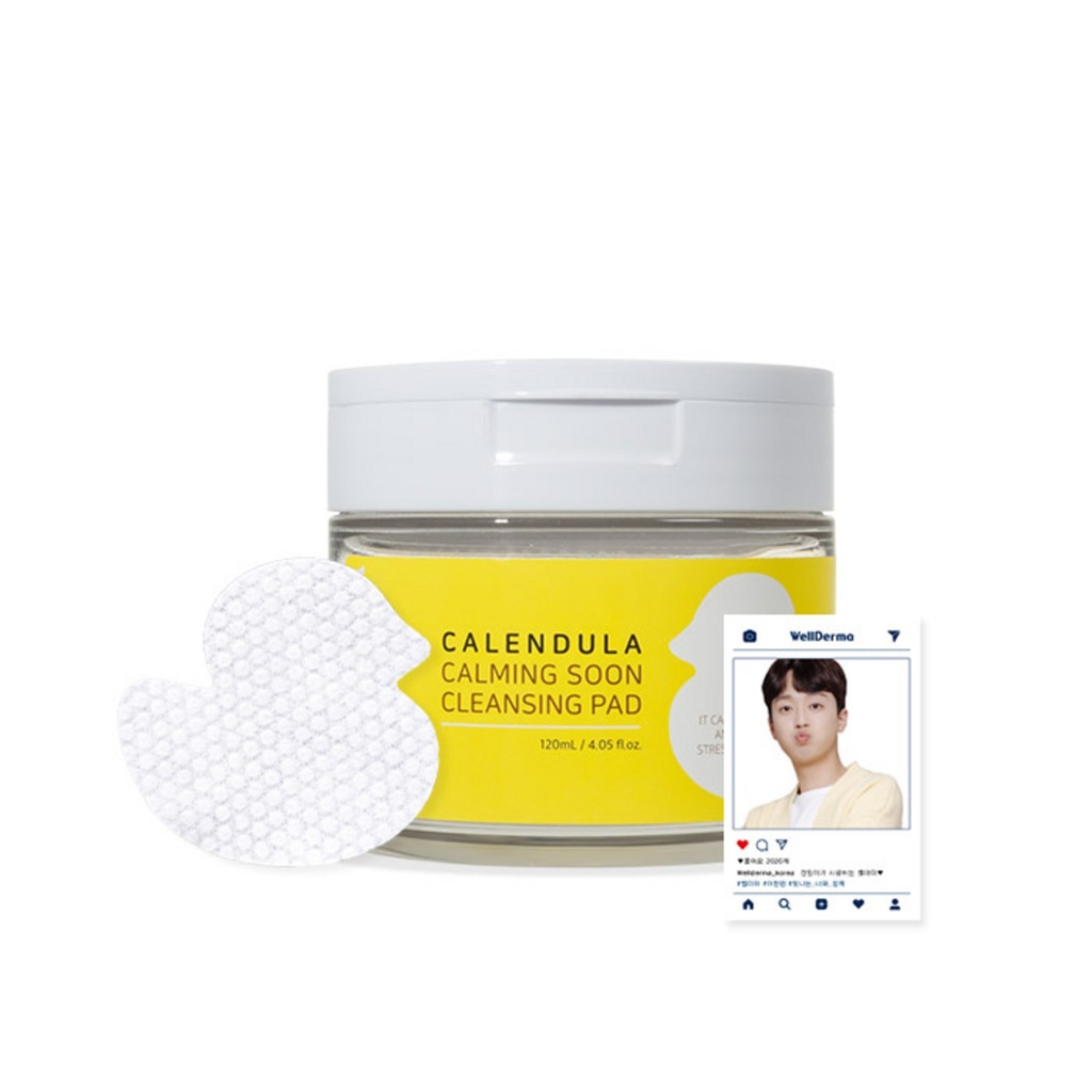 WellDerma Calendula Calming Pure Cleansing Pad