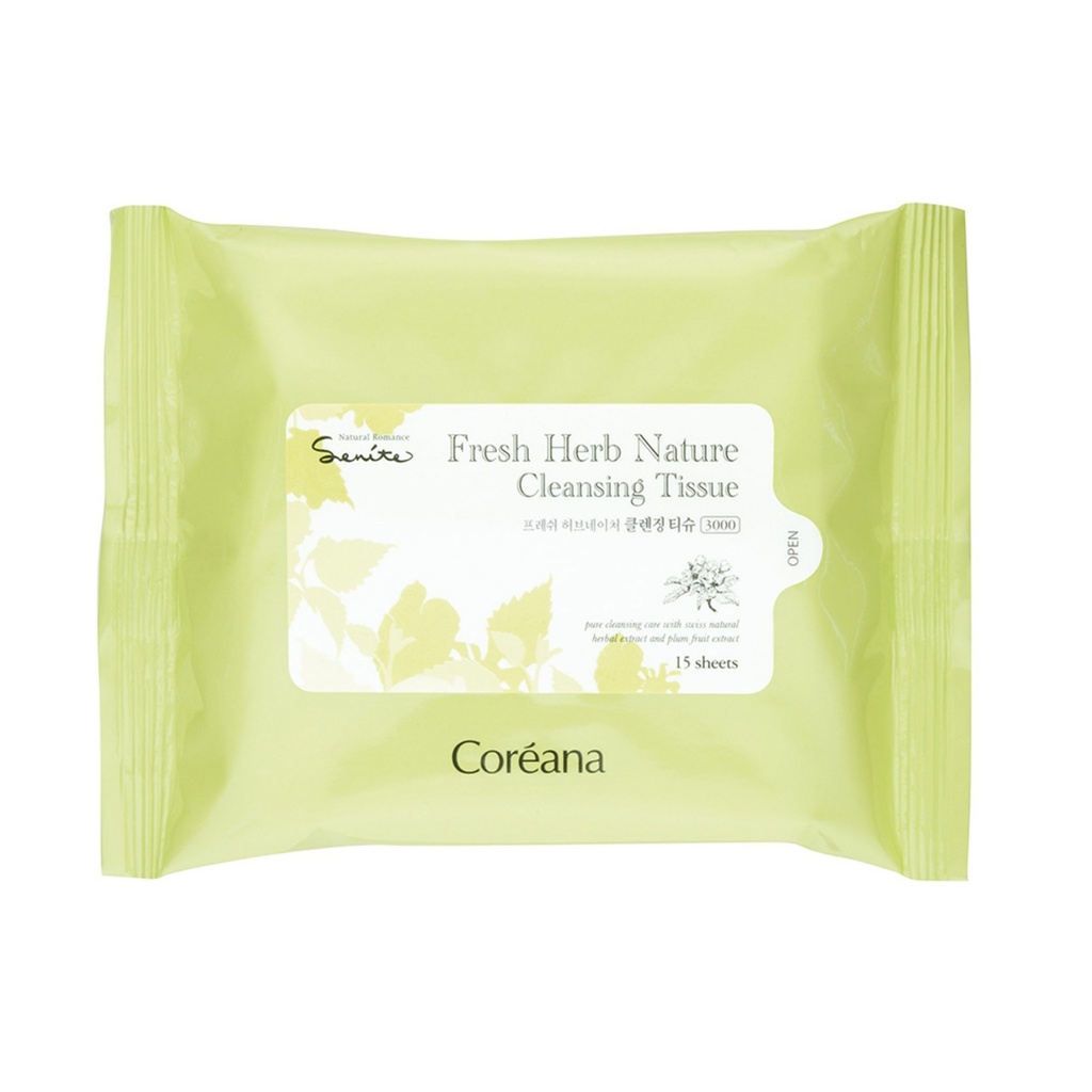 Coreana Senite Fresh Herb Cleansing Tissue
