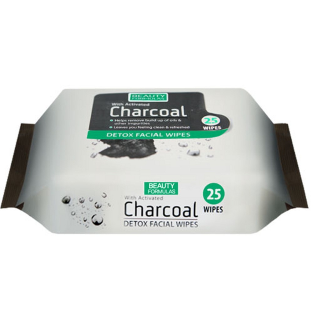 Beauty Formula Charcoal Detox Facial Cleansing Tissue