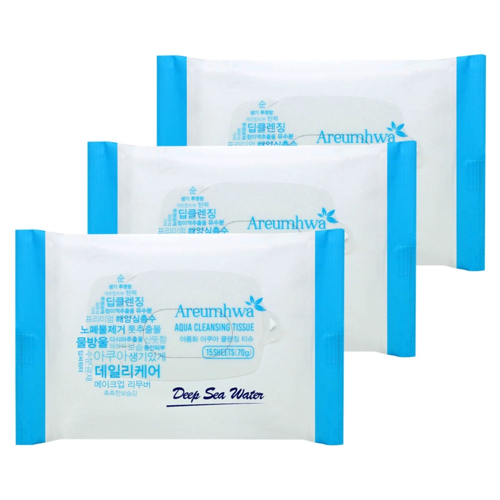 Areumhwa Deep Sea Water Aqua Cleansing Tissue