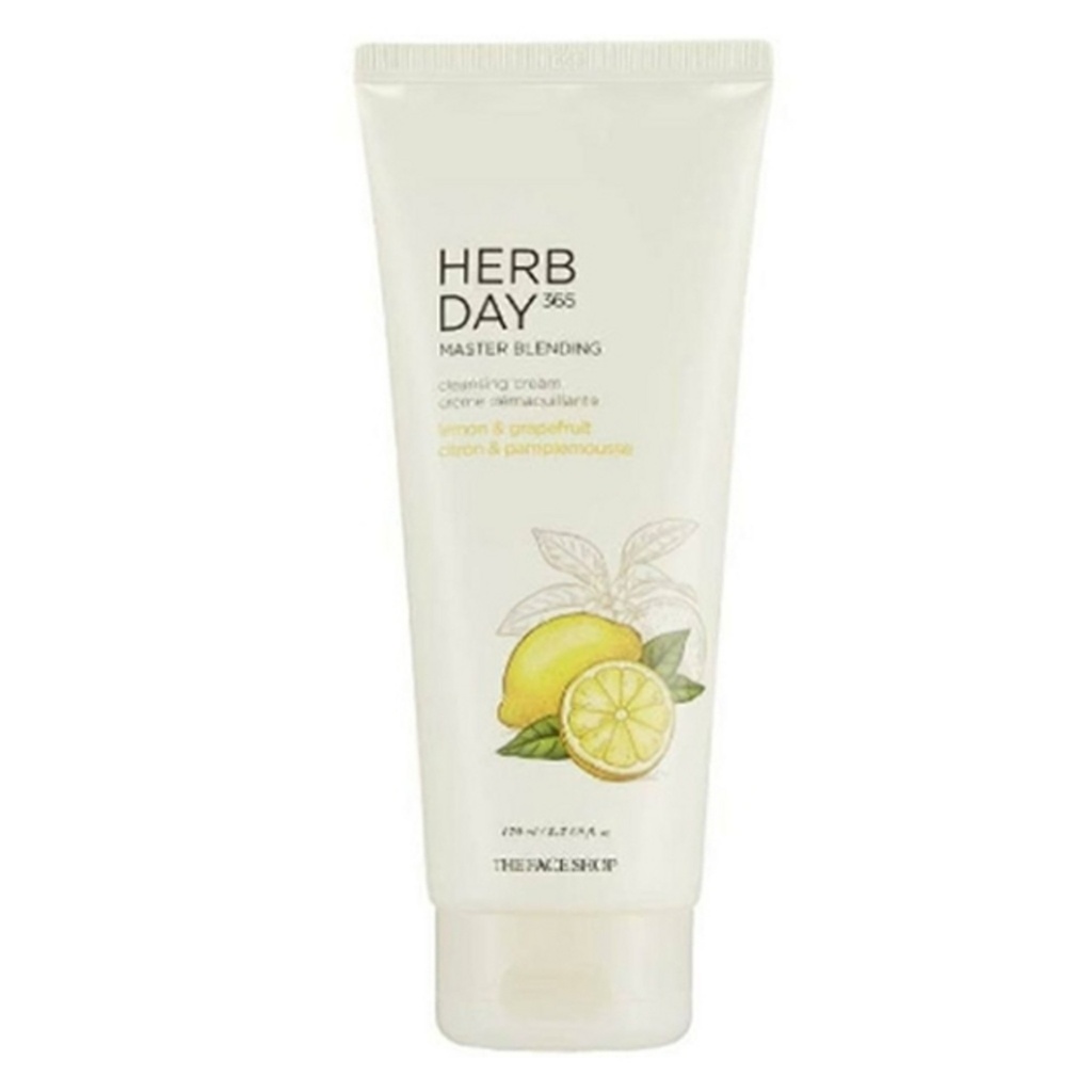 The Face Shop Herb Day 365 Master Blending Cleansing Cream Lemon & Grapefruit