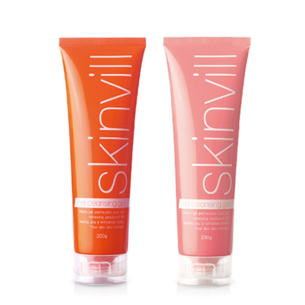 Skinville Hot Cleansing Gel Orange 200g + Cherry Blossom 200g