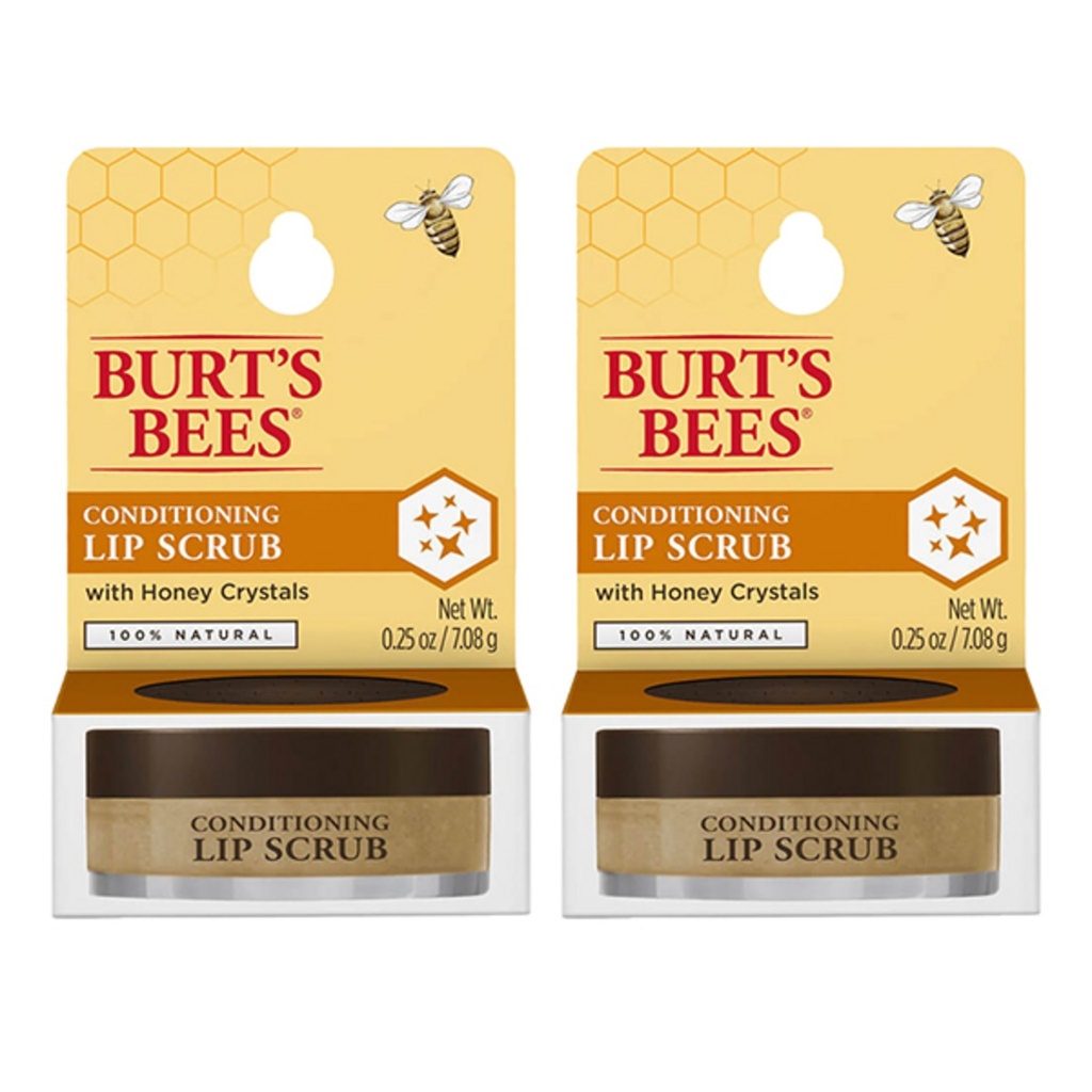 Burt's Bees Conditioning Lip Scrub Honey Crystal