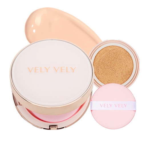 [SKU_SU9ODD_1D3V4B4] VELY VELY Aura Luminous Cushion Foundation 17g + Refill 17g