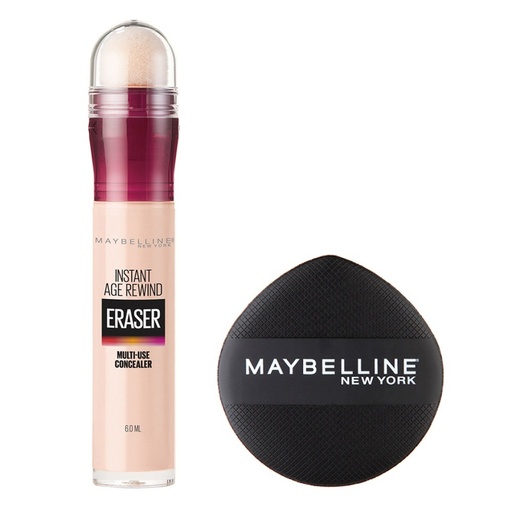 [SKU_2DIHDS4_39Z1KJS] Maybelline New York Age Rewind Cushion Concealer 6ml + Cushion Pampang Puff Set