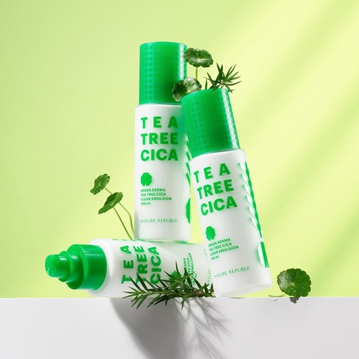 [SKU_3AKX2VB_8APPLDB] Nature Republic Green Derma Tea Tree Cica Clear Emulsion