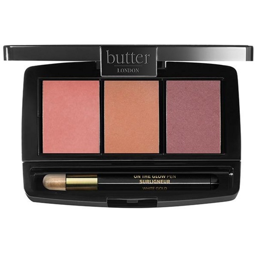 [SKU_1NL7LG_522SD6] Butter London Blush Clutch Palette Just Darling 10.8g + Highlighting Pen 0.5g Set