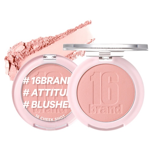 [SKU_5P67LY_I3QLHR] 16 Brand Cheek Shot Pact Blusher 6g