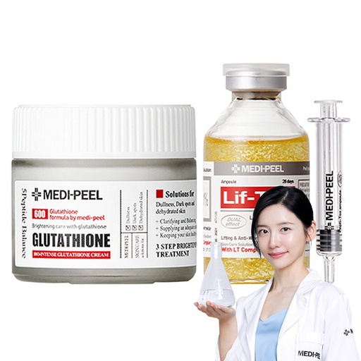 [SKU_3BA8YDY_8DXV4YS] Medi-Peel Leaf Tox Ampoule 35ml + Bio Intense Glutathione White Cream 50g Set of 2