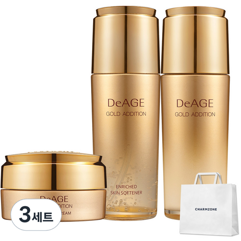 [SKU_332HYLB_8CK160G] Charmzone DeAge Gold Edition Skin Softener + Emulsion + Cream Set