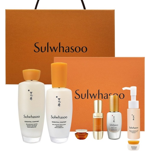 [SKU_37KJHFZ_7UPEZ86] NEW Sulwhasoo Consonant 2-piece set with shopping bag (Concentrated Ginseng Renewing Serum 8ml Concentrated Ginseng Renewing Cream Classic 5ml Gentle Cleansing Foam 50ml Firming Cream 5ml)