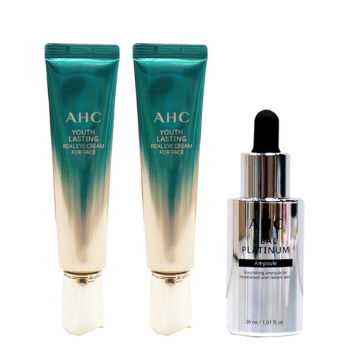 [SKU_2PS7FR3_4SWNTW8] AHC Eye Cream Season 9 30ml x 2p + Real Platinum Ampoule 30ml