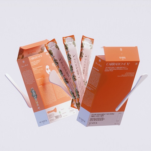 [SKU_2NH8X32_4IBQOP8] Seondeok Jeju Kerabiome X Carrot Bubble Pack Mask 4g