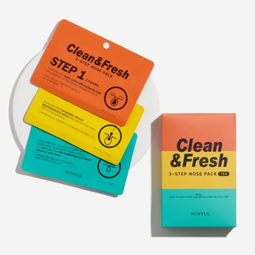 [SKU_32F3YE_8RTFYB] Clean and Fresh 3-Step Nose Pack