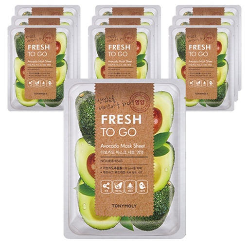 [SKU_3E4H72_9ZH447] TONY MOLY Fresh To Go Mask Sheet Avocado