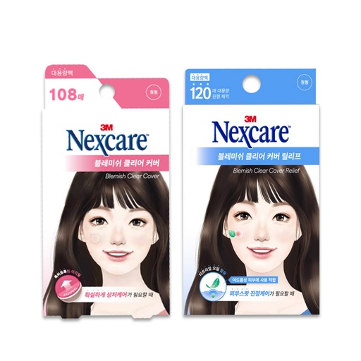 [SKU_30FYPB0_6QHYKRL] 3M Nexcare Blemish Clear Cover 108 sheets + Relief 120 sheets