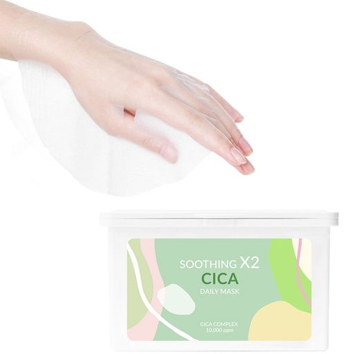 [SKU_2XR5TPS_69PDZRF] SkinSomnia Soothing X2 Cica Daily Mask Pack