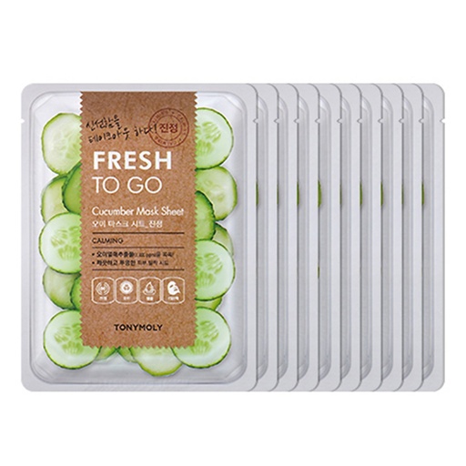 [SKU_U61VCI_1FC46OE] TONY MOLY Fresh To Go Cucumber Mask Sheet