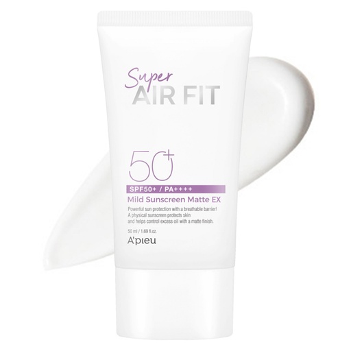 [SKU_32SVHVQ_74KOVRI] Apieu Super Air Fit Mild Sun Cream No Sebum EX SPF50+ PA++++