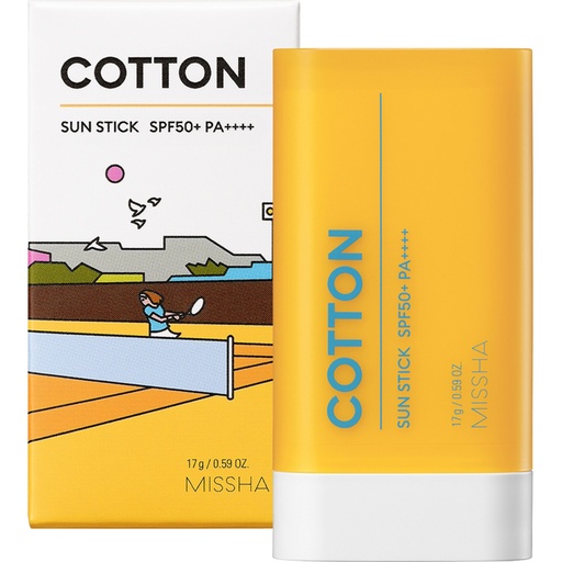 [SKU_3ATBKNC_8BR1E9W] Missha All Around Safe Block Cotton Sun Stick SPF50 PA++++