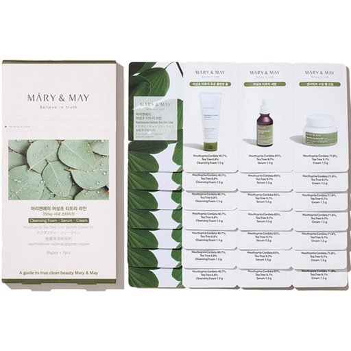 [SKU_33J714R_78IDF22] Marienmei Eoseongcho Tea Tree Line 3 Step Starter Kit Set