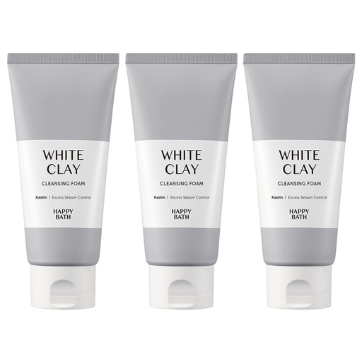 [SKU_35MKF97_7O6F3O6] Happy Bath White Clay Pore Cleansing Foam