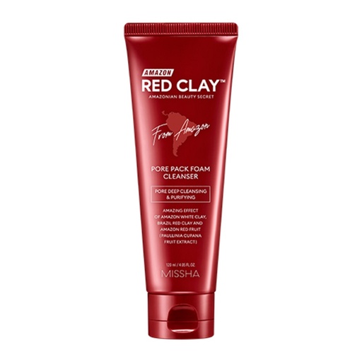 [SKU_V3RO5M_1GUUA5K] Missha Amazon Red Clay & Pore Pack Foam Cleanser