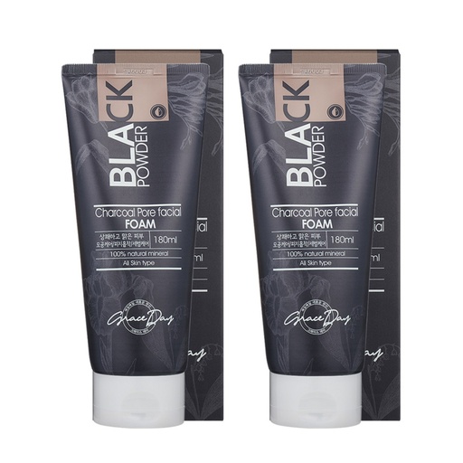 [SKU_1ZDO3RL_2AY56JK] Graceday Black Powder Charcoal Pore Care Facial Cleansing Foam