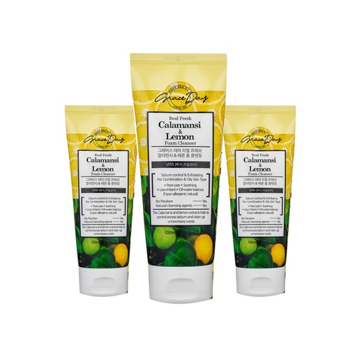 [SKU_12BKBTW_1U59E73] Graceday Real Fresh Calamansi & Lemon Foam Cleansing