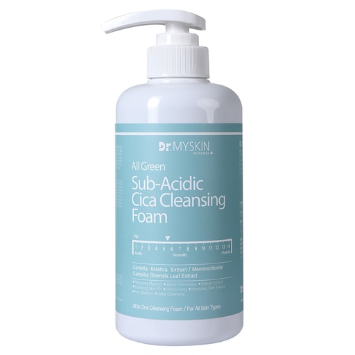 [SKU_2LU2T16_4ANC8T2] Dr.My Skin All Green Subacidic Cica Cleansing Foam