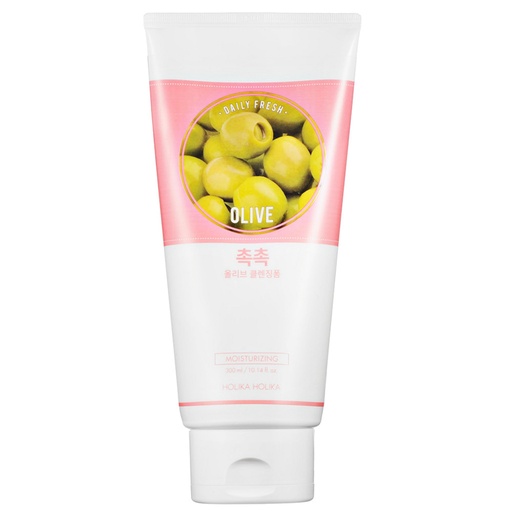 [SKU_ESYXO_1LLTF9] Holika Holika Daily Fresh Moist Olive Cleansing Foam Large Capacity