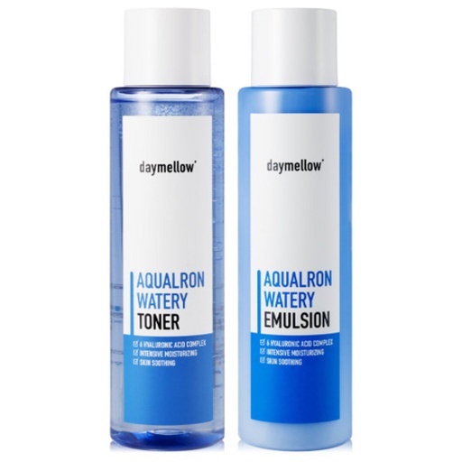 [SKU_2STE3HY_58ENQI1] Daymellow Aqualon Watery Large Capacity Toner 300ml + Emulsion 300ml Set