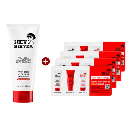 [SKU_15R1O_55SFA] [10,000 won of happiness] Hey Sister Cleansing Gel 1ea + 4trial kits of 3 types