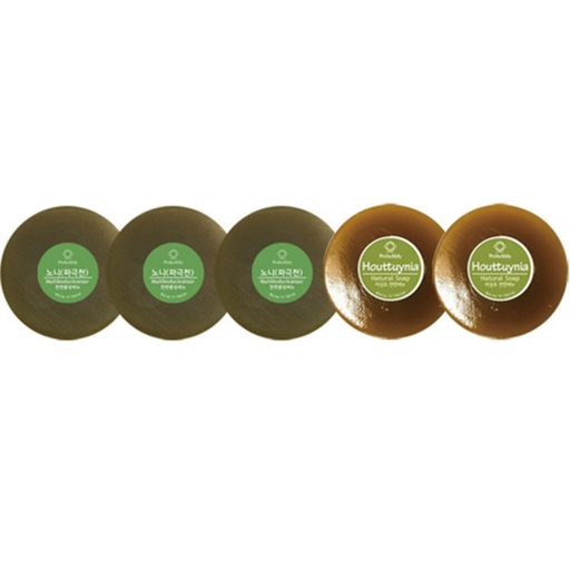 [SKU_2DR66F_6WZBOD] Probubbly Premium Neutral Soap 5p Set 550g Noni 3p + Eoseongcho 2p