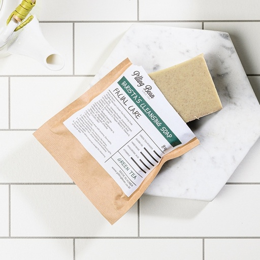 [SKU_2OIG2WM_4N8Y4KV] Peeling Bean Baristas Green Tea Cleansing Soap