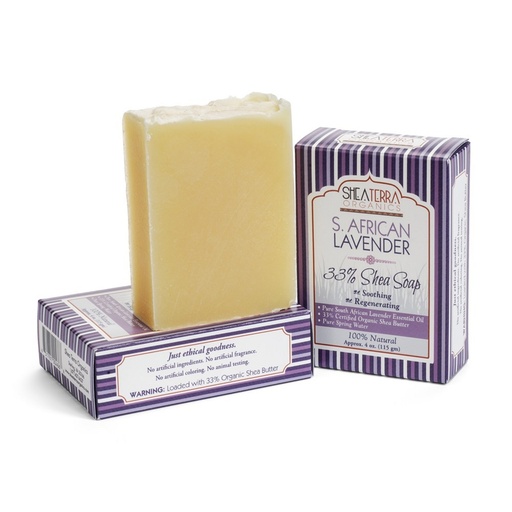 [SKU_S68U_3E35W] 33% Shea Butter Soap (African Lavender) 115g