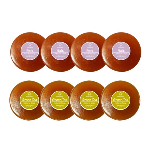 [SKU_397VEFO_83YGSWE] Probubbly Salt Neutral Soap 110g x 4p + Green Tea Neutral Soap 110g x 4p